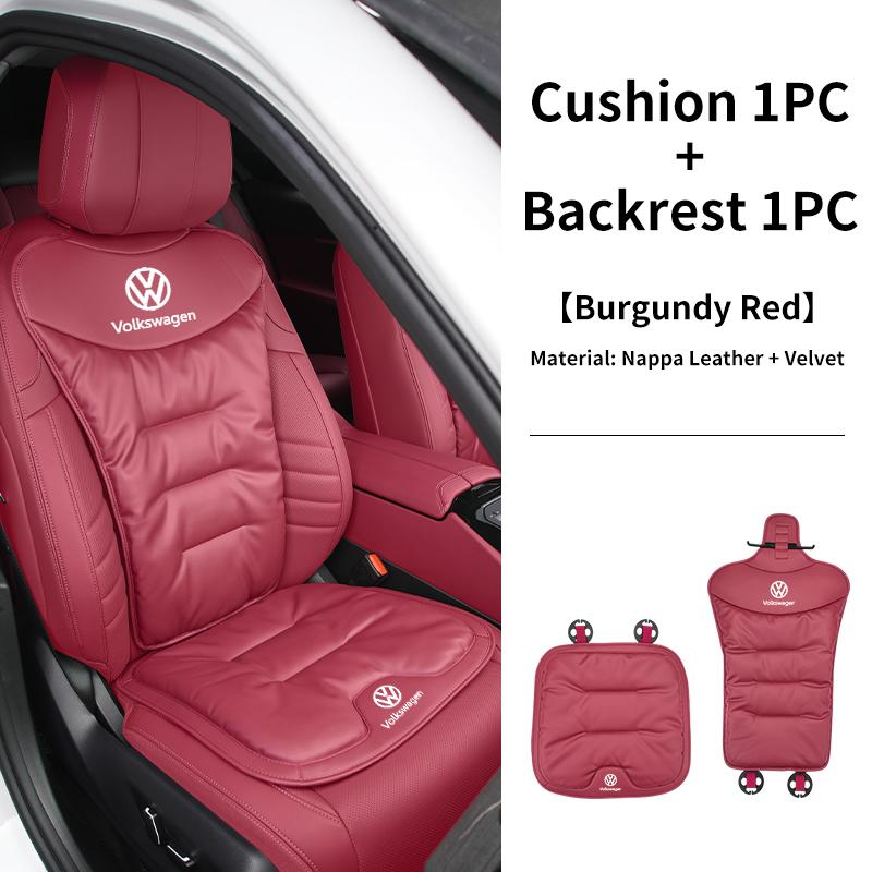 Car Seat Soft Velvet Cushion Plush Non-slip Cover Front Rear Seat Cover For Volkswagen VW Golf 4 6 7 GTI Tiguan Passat B5 B7 MK5 zf9