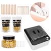 Электрический нагреватель воска Gold Hair Removal Wax Bean Depilatory Wax Stick Depilatory Tool SetUS Plug 110V