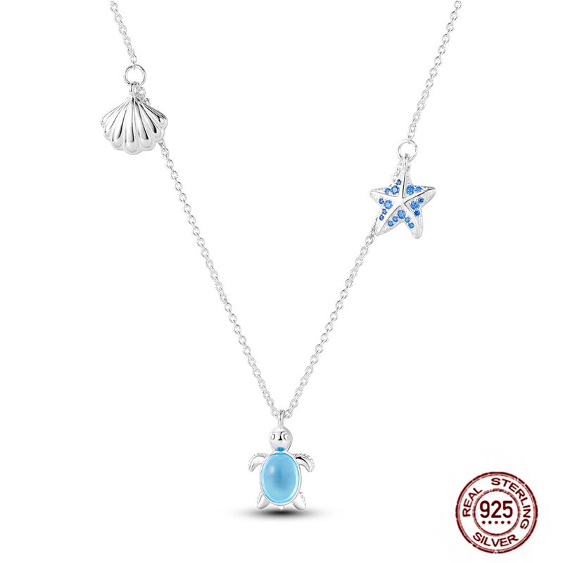 Copper Pendant Necklace Pink Heart Star Moon Firefly Plant Charm Basic Chain Necklaces Original Festival Jewelry For Women G