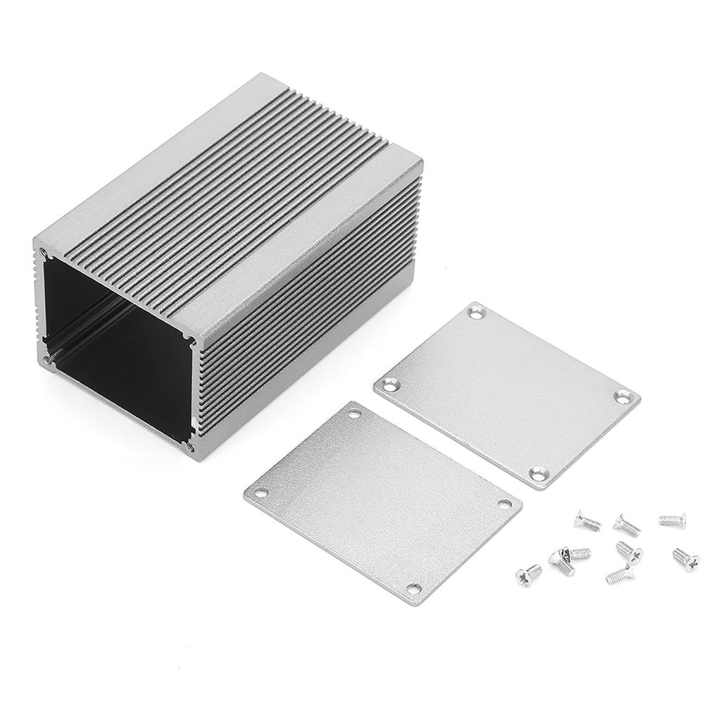 Printed Circuit Board Instrument Aluminum Cooling Box DIY Electronic Project Enclosure Case