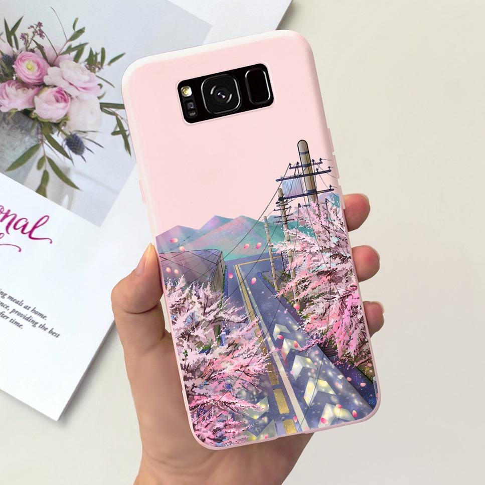 For Samsung Galaxy S8+ 6.2" Case Space Planet Cute Cat Soft Silicone Cover For Samsung S8+ S8 Plus S8 Bumper Phone Case Fundas