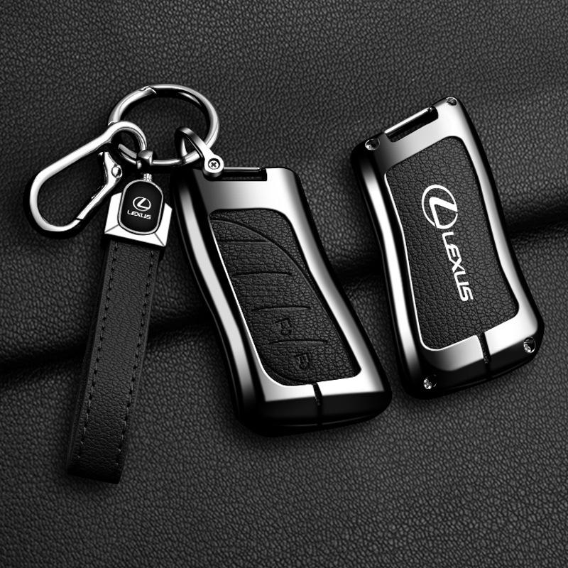 Vintage Leather Car Key Case Fob Cover For Lexus RX 300 330 350 400h ES GS RX LX GS GX NX Is 250 200 LX470 570 GX460 470 CT200h AEO1