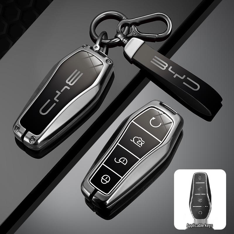 BYD Dolphin 22-24 Key Case: Compatible with Han, Song Plus, Tang DMI, Qin Pro, Yuan E2
