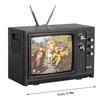1Pc 1:12 Dollhouse Miniature Television Vintage TV With Picture House Furniture Model Decor Toy