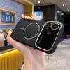 17 Подходит для iPhone16promax с большим окном, силиконовый, на магнитной застежке, Apple 15/14pro, чехол для мобильного телефона 13/12pro