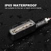 2Pcs LED Turn Signal Light On Motorcycle Stop Signals DRL Flowing Water Flasher 2 In 1 Blinker Indicator Tail Lamp Universal Brake