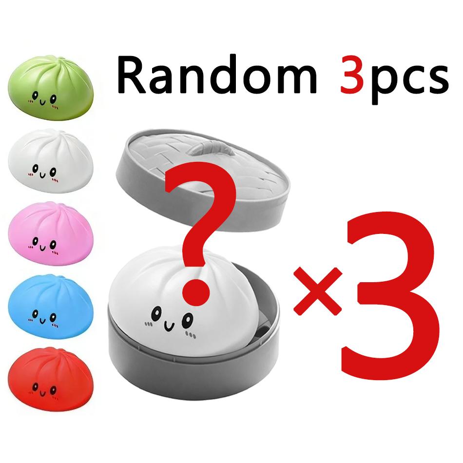 Toys Colorful Dumpling Squishes Stress Balls Reusable Low Rebound Decompression Dough Ball Unique Home Decor Gifts
