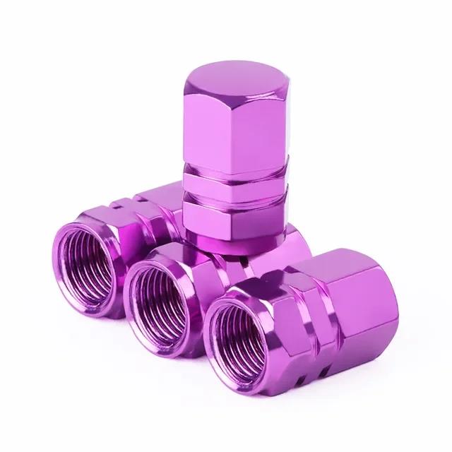4Pcs Aluminum Tire Valve Stem Caps - Dustproof Waterproof Covers for Cars Motorcycles Trucks Wheel Hub Valve Core Protectors Stem Caps1