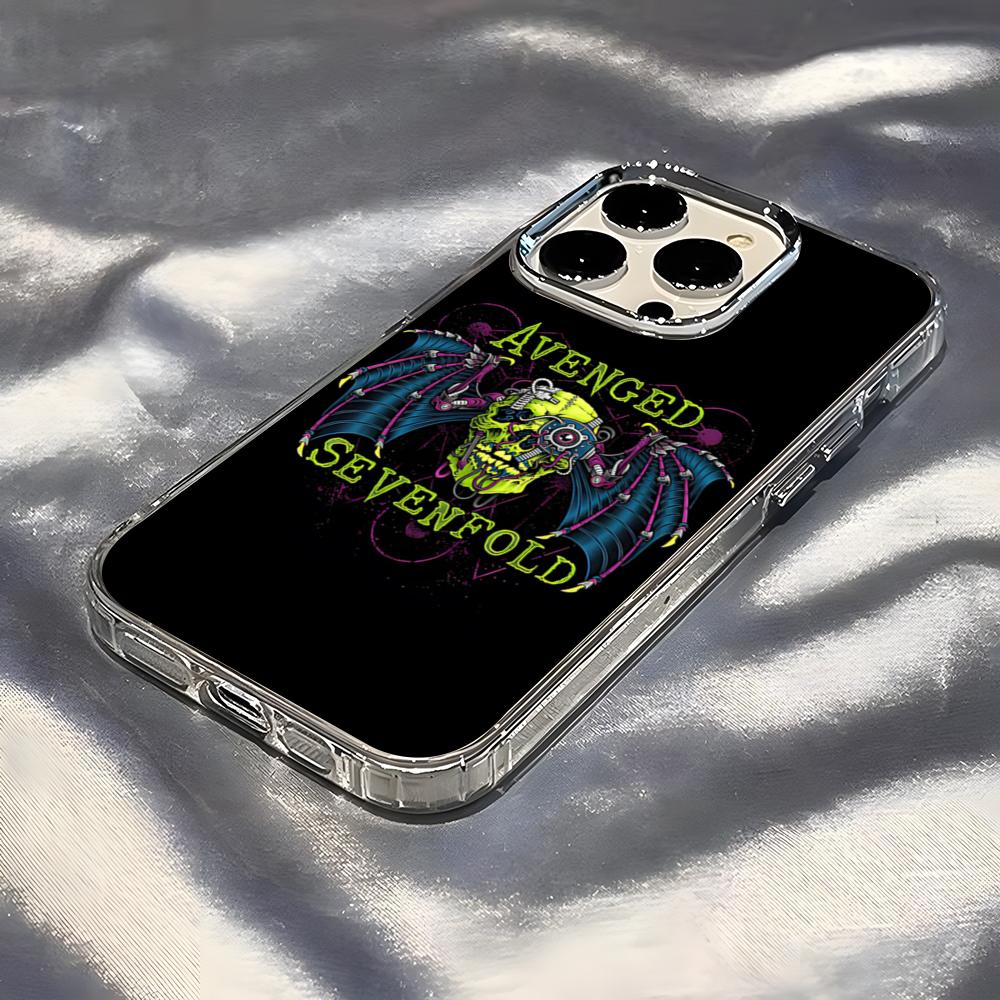 Чехол для телефона Band A-Avenged Sevenfold Горячий для IPhone 17 Pro Max 16 15 14 Pro Max IPhone 13 Pro Max 11 Plus Прозрачный чехол