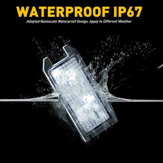 2 шт. для Fiat 500 Levante Maserati 2013- Подсветка номерного знака 18LED US