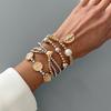 Браслет с подвеской «Ветряной ретро Дева Мария», Модный многослойный браслет-цепочка с бусинами CCB.