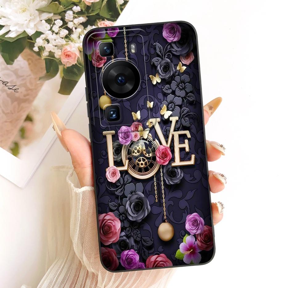 For Huawei P60 Pro Case MNA-AL00 MNA-LX9 Cute Rabbit Cartoon Cover Soft TPU Phone Case For Huawei P60 Art P 60 Pro Fundas Bumper