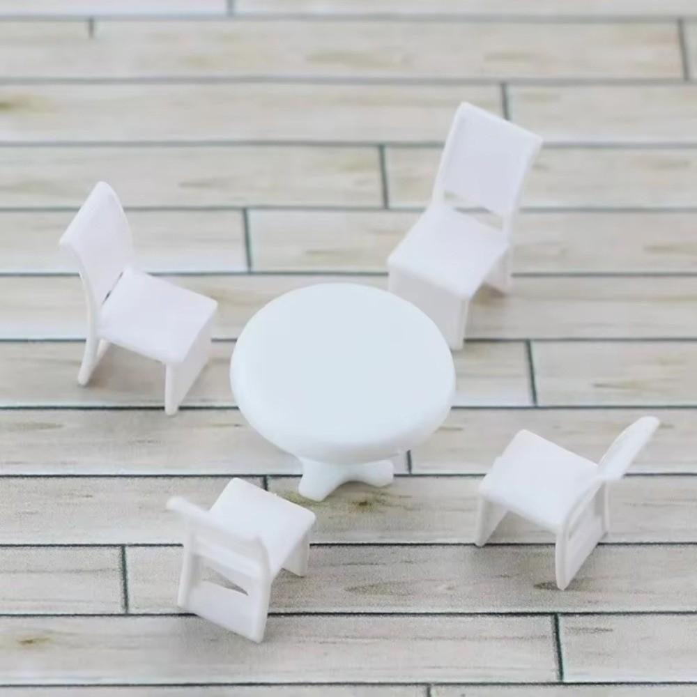 2Set Miniature Miniature Furniture Model Self Assembly Dollhouse Furniture Set House Decoration