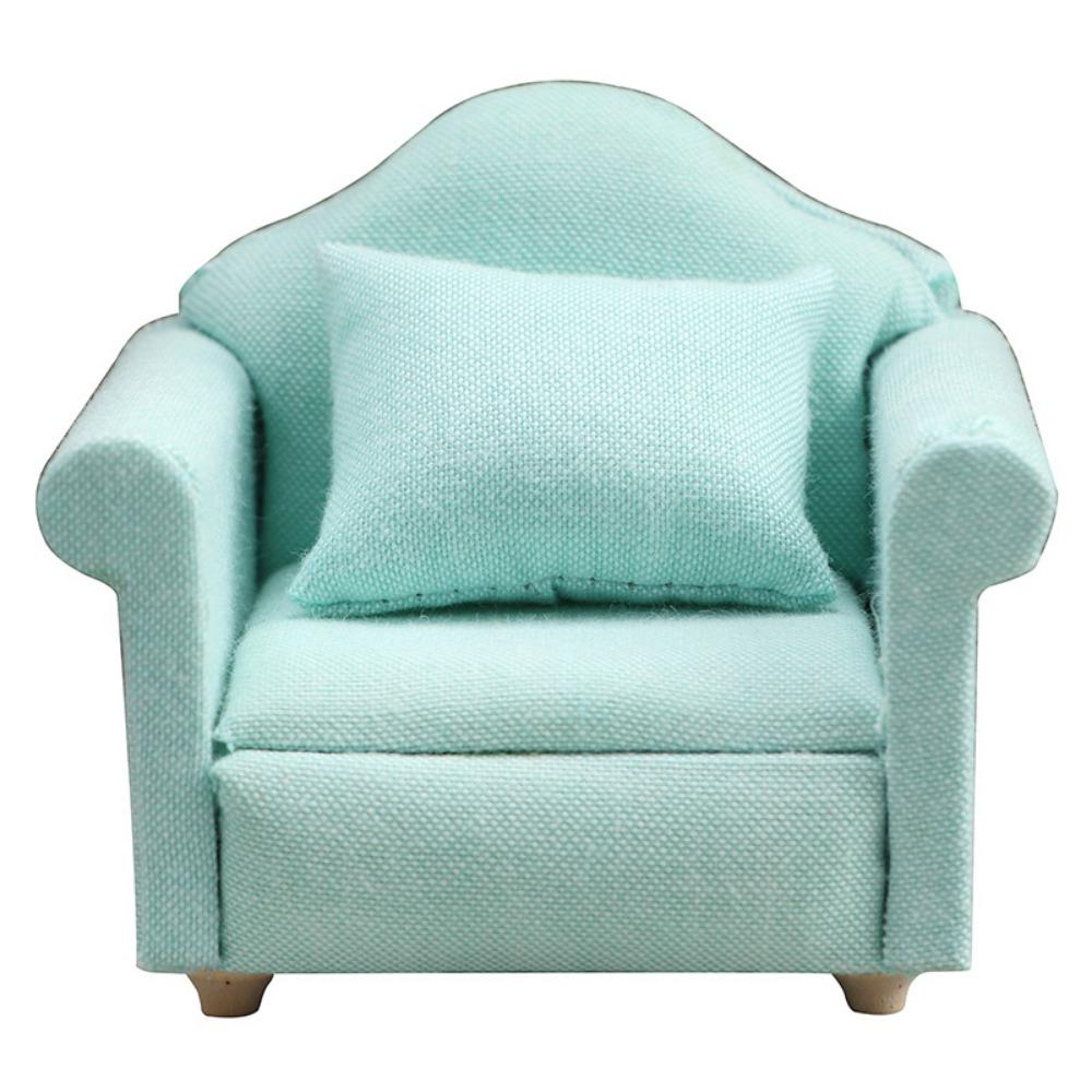 Cute 1:12 Dolls Sofa Pillows Set 8*6.5*7.5cm Miniature Doll House Accessories  Children Toys Gift