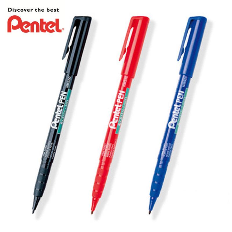 Набор маркеров-лайнеров Pentel NMS50 Мультицвет 2,0 мм (Черный, красный, синий)