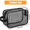 Mesh Shower Caddy Bag, Portable Toiletry Shower Tote Quick Dry Portable Tote Bag Gym Bags Bathroom Shampoo Bags for College Dorm Bathroom Swimming