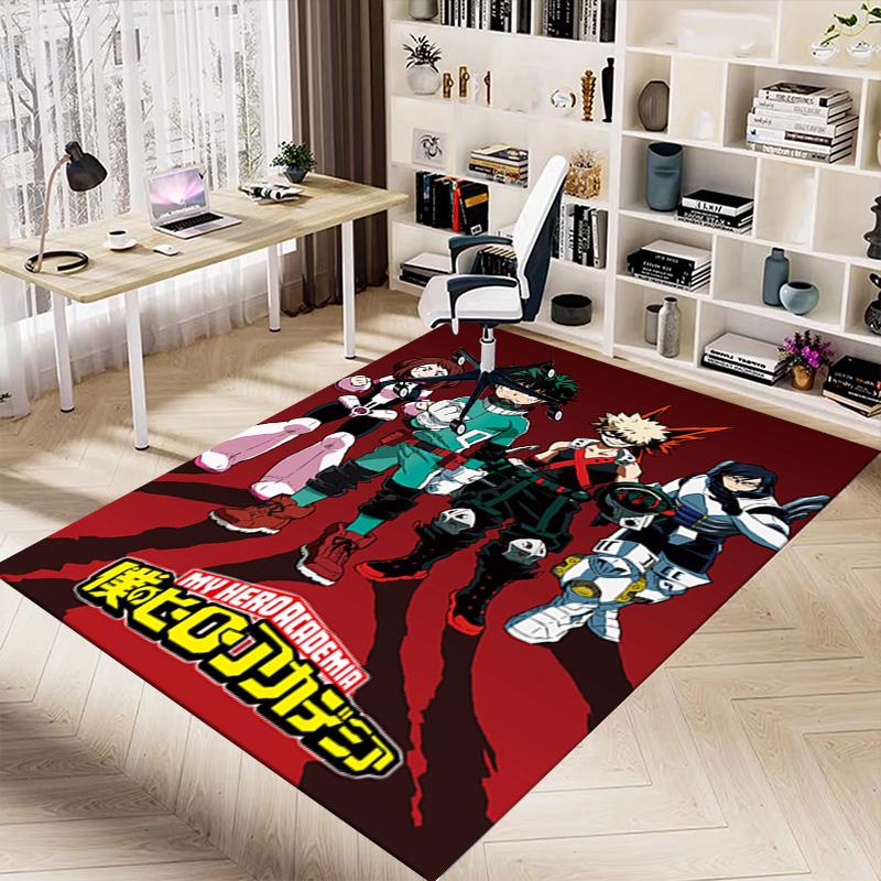 Heroic Adventures Unite Carpet For Playroom Bedroom Living Room Sofa Home Decorkids Game Area Rug Nonslip Floor Mat