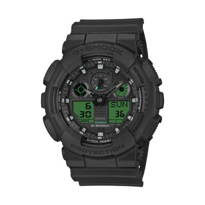 Мужские черные часы G-Shock GA-100BEG-1AJF | Оригинальная модель из Японии, Ударопрочные, Долговечные, Спортивный дизайн