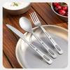 Long Handle Outdoor Camping Fork Environmental Light Titanium Cookware Cutlery Fork Outdoor Tool