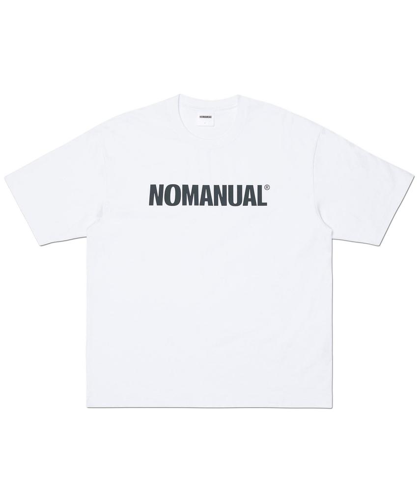 Футболка с текстовым логотипом Nomaenyueol Nm - Белый