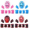 Kids Protective Gear Set Kids Helmet Knee Elbow Wrist Pads for Bike Skateboard Roller Bicycle Skateboard