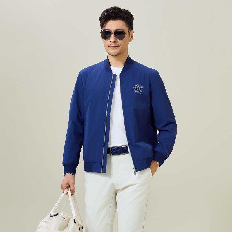 Embroidery Pattern: 2026 Spring Men's Fashion Baseball Collar Jacket