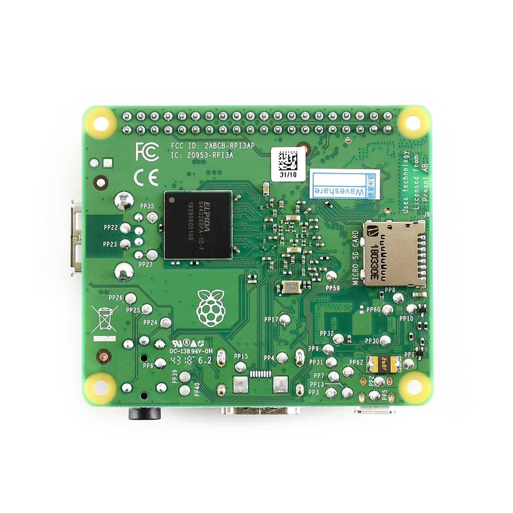 Raspberry Pi 3A+ с процессором BCM2837B0 1,4 ГГц и Bluetooth 4.2.