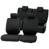 BONFORM Сиденье Цветной Светлый Универсал Полные Чехлы, Чехлы, Автомобиль, Бесплатно, Комплект K-Скамейка, Черный, 4055-62BK