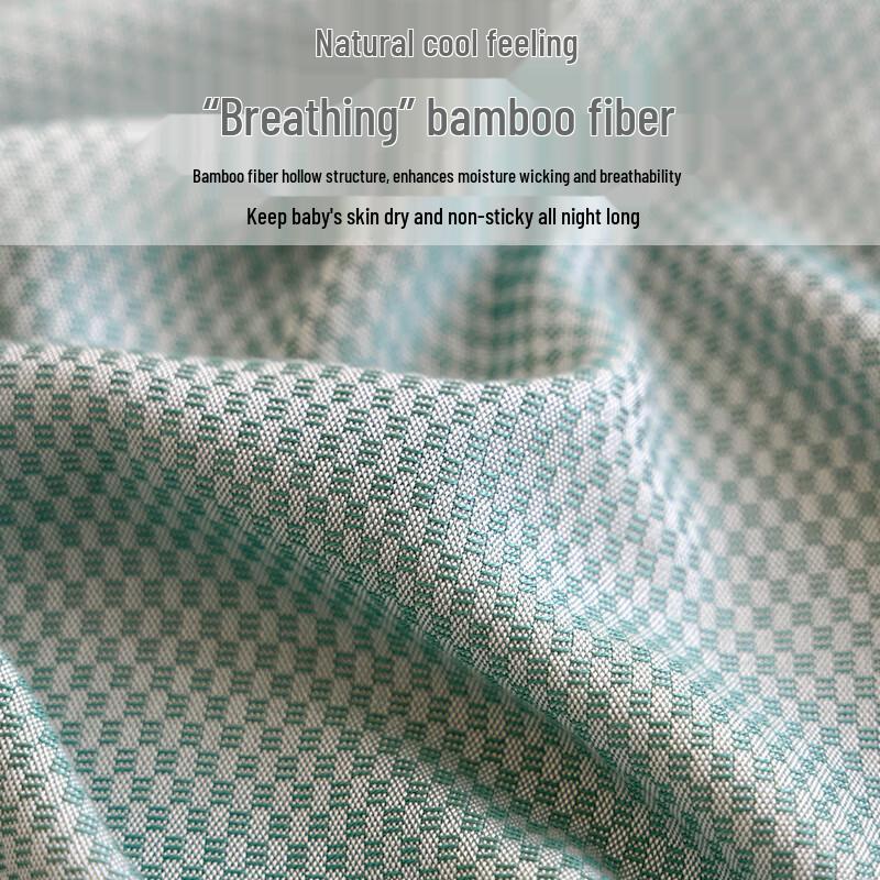 GPPNKC Baby Bamboo Fiber Ice Silk Cooling Blanket for Newborns