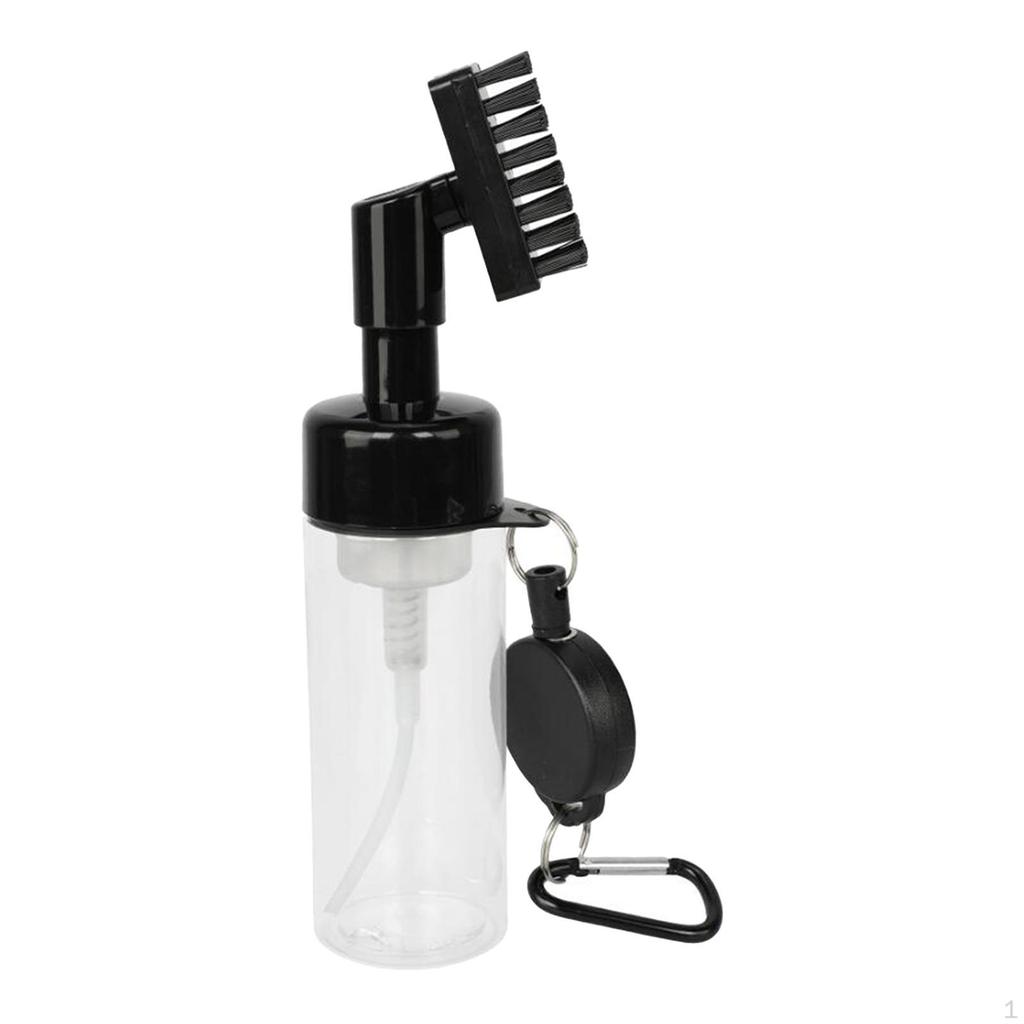 Golf Club Brush Groove Cleaner and Water Bottle Leakproof Reservoir Tube Compact
