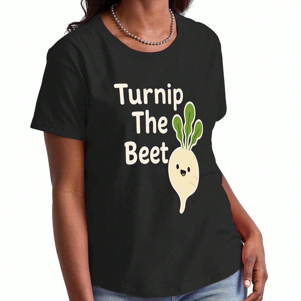 Turn Up The Music Wounisex's Cotton T Shirt, Premium Cotton Graphic, Durable, Casual And Fashionable. Featuring Turn Up The Music, Ignore The News Quo
