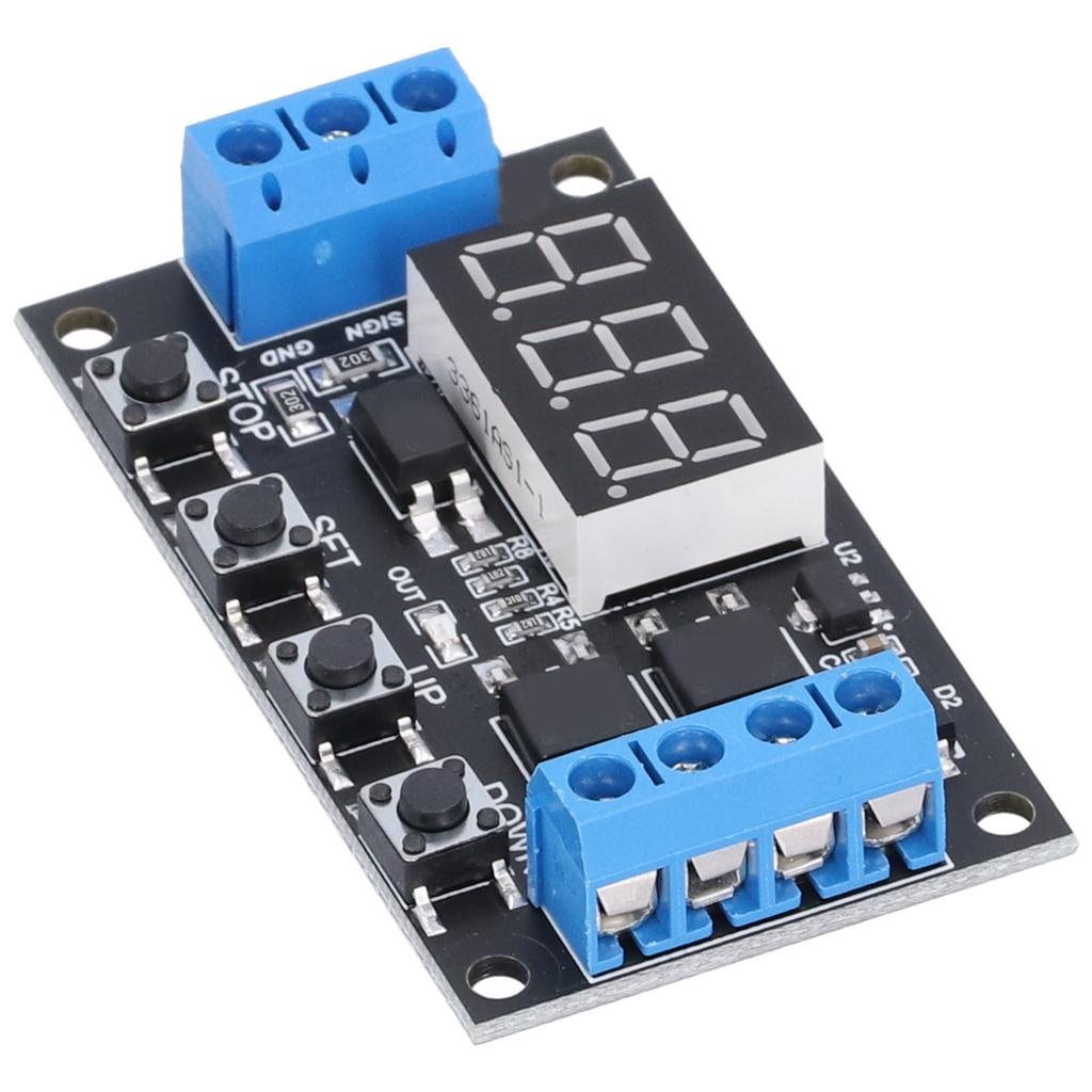 Модуль задержки Цифровой триггер Циклический таймер Модуль задержки Светодиодная плата реле для промышленного управления