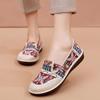 Spring/Summer 2025 Women's Breathable Ethnic Flat Linen Shoes - Lightweight Old Beijing Style
