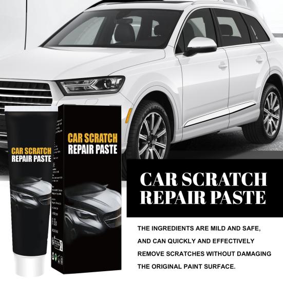 Крем для ремонта царапин на автомобиле 120 мл, полировальный воск для ремонта царапин на автомобильной краске, средство для глубокого заполнения царапин на транспортных средствах, набор для удаления царапин на автомобиле с губкой