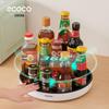 Multifunctional Rotating Spice Rack for Kitchen Countertop - Large Seasoning and Sauce Bottle Organizer
