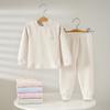 Children's Thermal Underwear Set: Cozy Fleece for Fall/Winter, Sizes 66-175, Pure Cotton, Unisex.