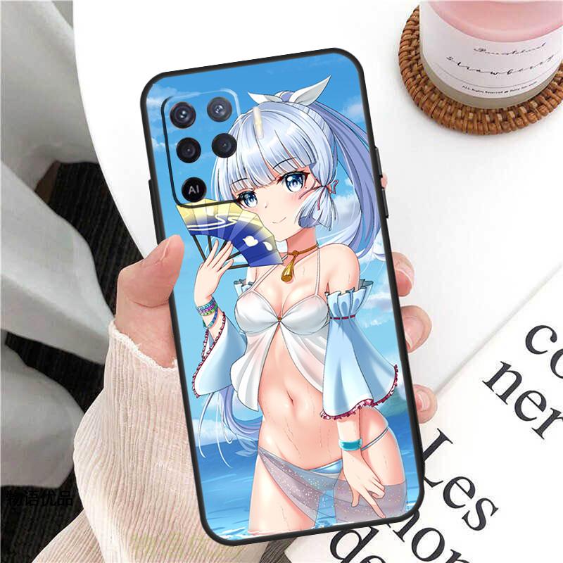 Чехол Genshin Impact Kamisato Ayaka для Oppo A98 A58 A78 A18 A38 A60 A80 A40 A77 A57 A17 A74 A54 A94 A96 A76 A16 A15 A5 Pro