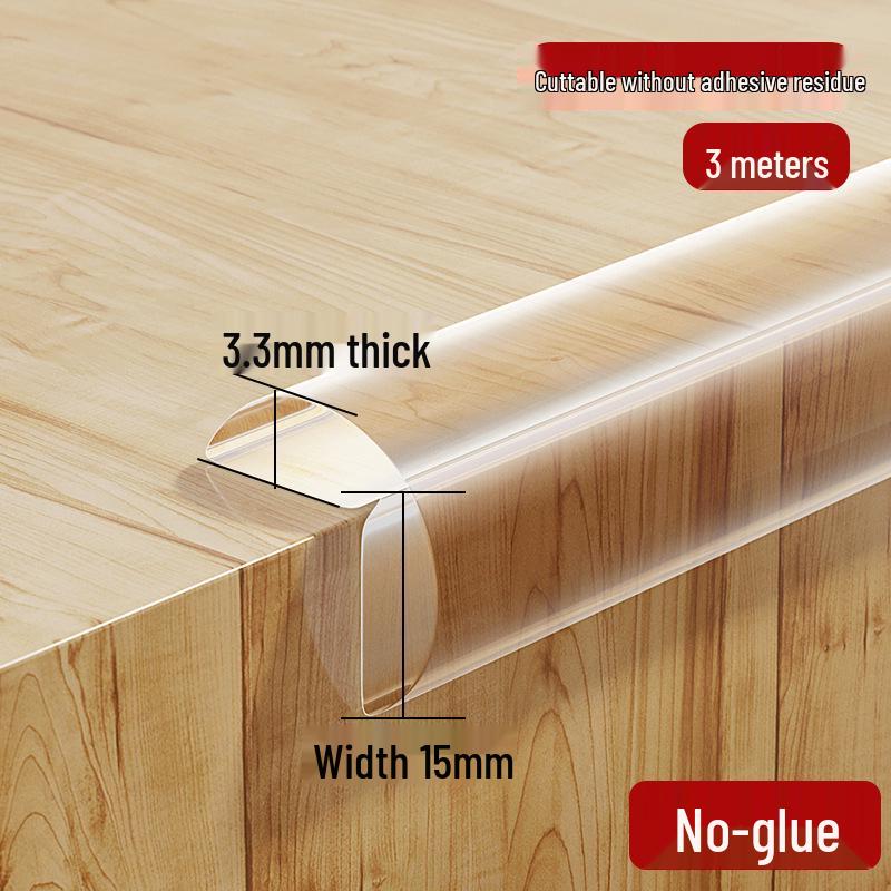 Transparent Anti-Collision Table Corner Protector Airbag for Safety