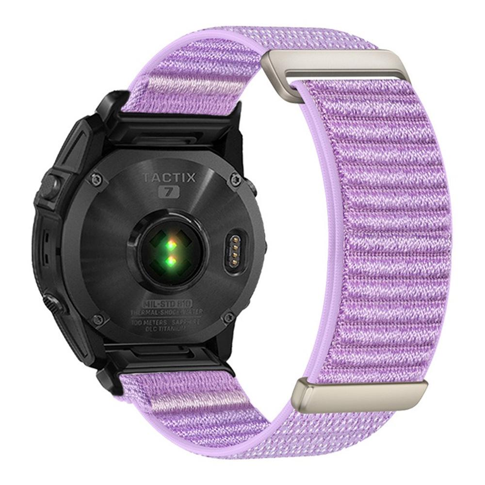 20mm Watch Band For Garmin Fenix 7S / 7S Pro / 6S / 6S Pro Two-Piece Magic Tape Nylon Woven Wrist Strap