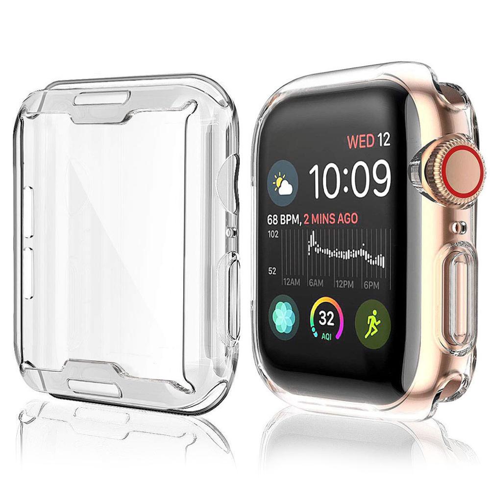 Чехол для Watch Ultra 3 2 1 49 мм из ТПУ, полноэкранный защитный чехол для iWatch Серии 9 8 7 6 5 4 SE 45 мм 41 мм 44 мм 40 мм 42 мм 38 мм