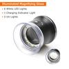 USB Charging Illuminated Magnifier 30X Magnification Cylindrical Magnifier  Jewelry Appraisal