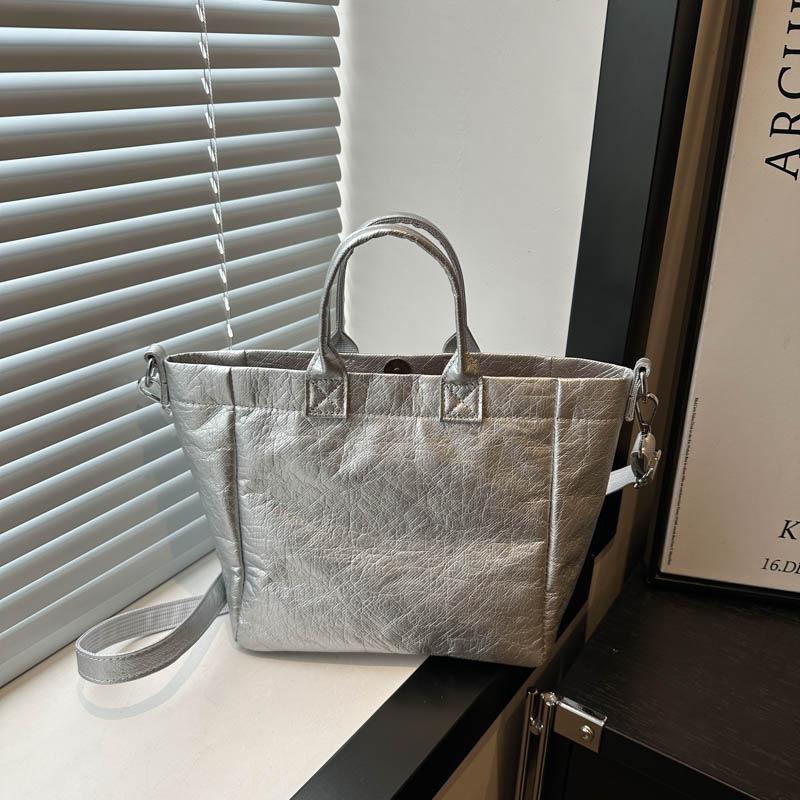 2025 новая модная универсальная текстурная большая вместимость портативная сумка-тоут на плечо сумка-мессенджер