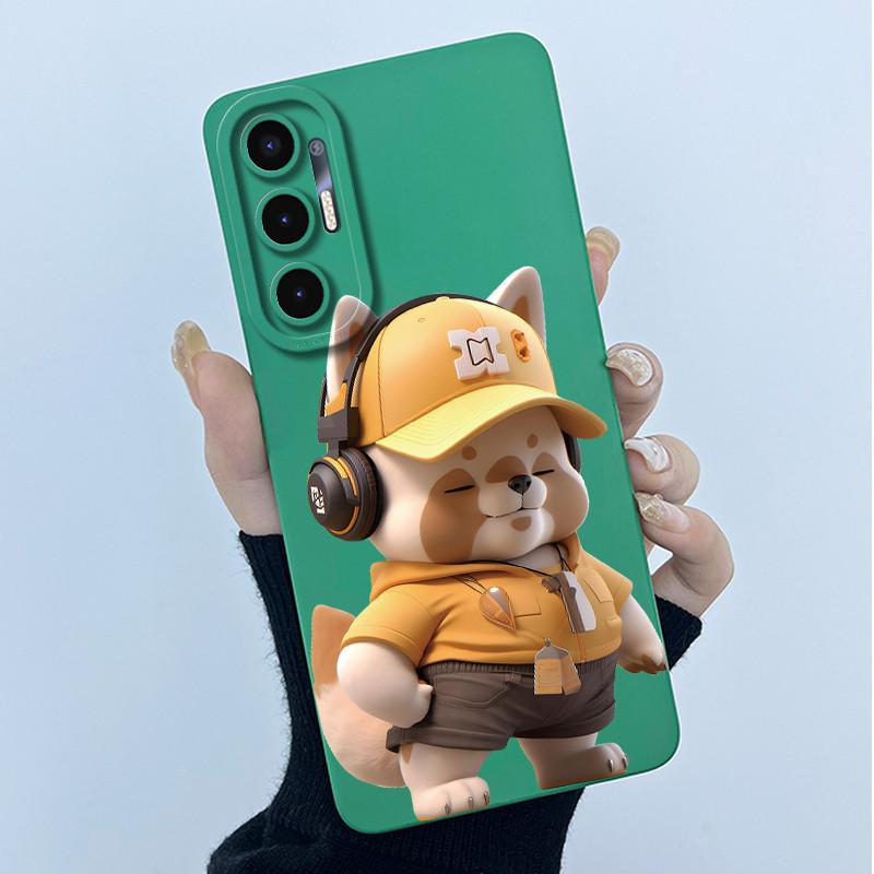 Чехол для Tecno Pova 3 LF7n Милый Мультяшный Кот Матовый Ударопрочный Мягкий Силиконовый Чехол для Телефона Для Tecno Pova 3 Pova3 Funda 6.9''