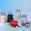 Stylish Stainless Steel Thermos Cup Simple and Compact Sling Water Cup Outdoor Portable Vacuum Bouncing Cup