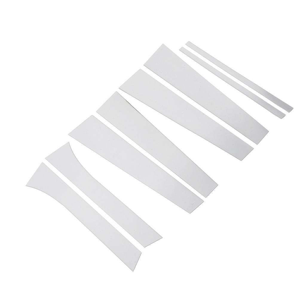 8 шт. отделка столба столба высокопрочная поликарбонатная зеркальная поверхность стиль хромированная наклейка на дверь окно столб крышка