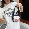 Mobile Phone Bag Canvas Women's Shoulder Messenger Bag College Student 2025 New Fashion Cute Small Bag