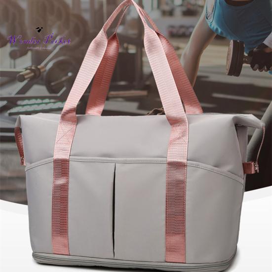 Сумка для спортзала большой вместимости с застежкой-молнией Многоразовая сумка для йоги и фитнеса Водонепроницаемая спортивная сумка для занятий спортом на открытом воздухе с плечевым ремнем Портативная одежда для секса для взрослых