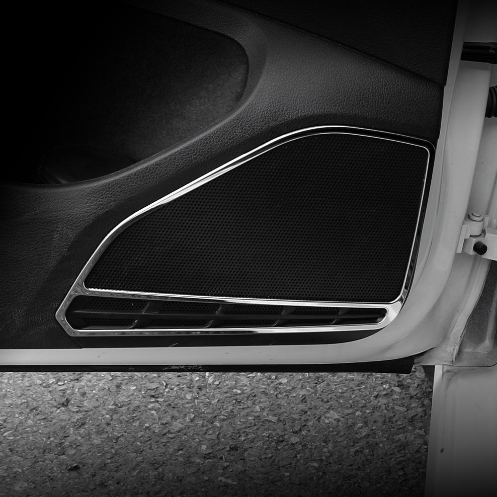 Аудионаклейка на дверную колонку автомобиля для Volkswagen Golf 7 MK7 7.5 MK7.5 2013 - 2019 4 шт. Декоративные аксессуары для крышки динамика