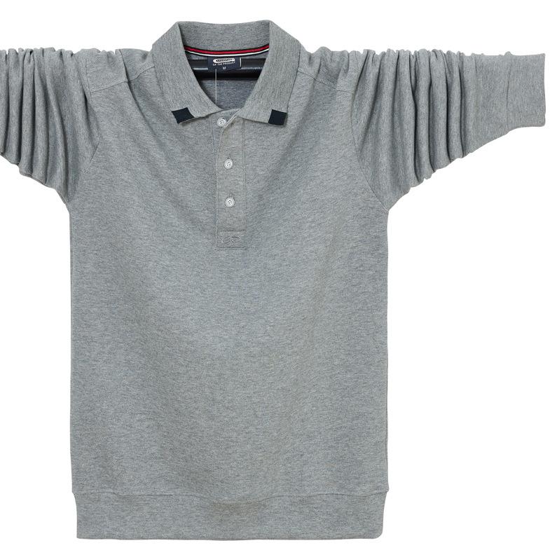 Long Sleeve Polo Shirts for Men Work Pullover Shirts Moisture Wicking Lightweight Golf Shirts Men's Loose Fit Button Up Collared Tee Shirt Plus Size