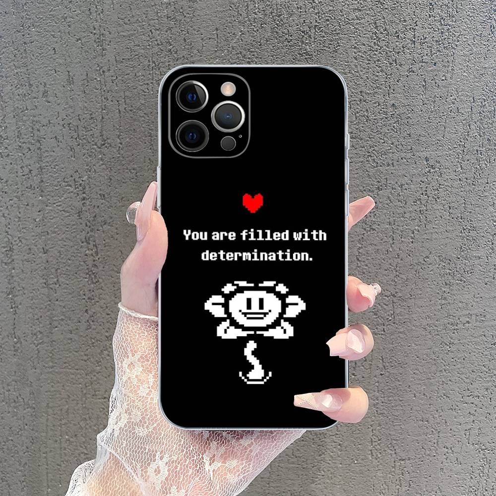 U-Undertale Игра Для IPhone 17 16 15 14 13 12 11 Pro Max Plus Mini Чехол Для Прозрачного Чехла